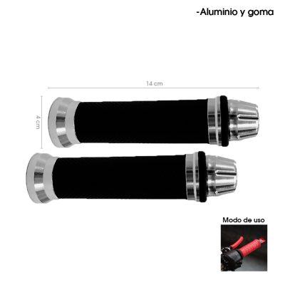 MANUBRIO P/MOTO ALUMINIO SILVER JW1839