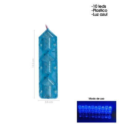 MODULO LED AZUL 3 FLECHAS LED35DR 135X35MM