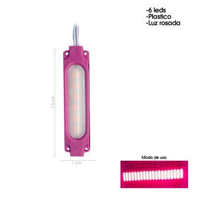 MODULO LED CAPSULA ROSADO 68X18MM LED150P