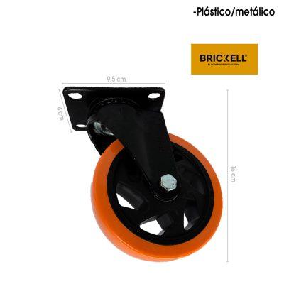 RODO PLATAFORMA DE 5" NARANJA BRICKEL  BK-R002