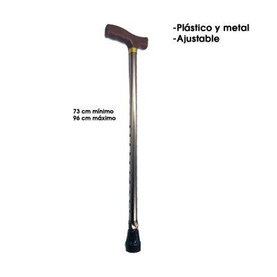 BASTON ALUMINO CAFE  AJUSTABLE 73-96CM BM703