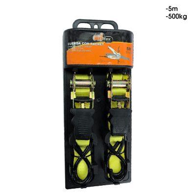 AMARRADOR C/RATCHET 25MMX5MT 2 PCS 250-500KG  DX-326