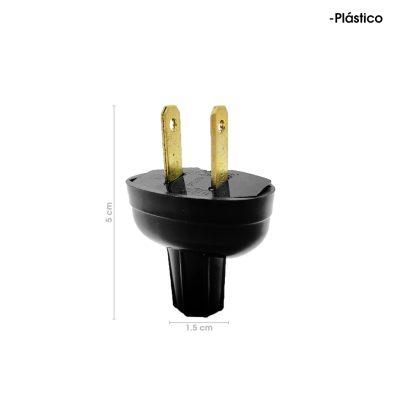 ESPIGA COLGANTE DE VINIL 15A 125V 60HZ FULGORE