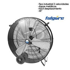 VENTILADOR INDUSTRIAL METALICO 120V/2 VEL/ 30PLG