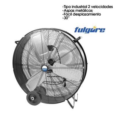 VENTILADOR INDUSTRIAL METALICO 120V/2 VEL/ 30PLG