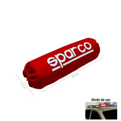 ALMOHADILLA P/PORTAMALETAS SPARCO ROJO 36X12.5CM