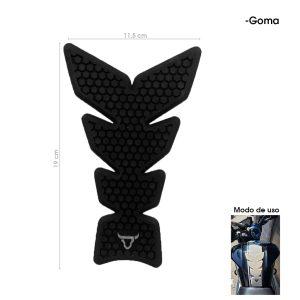PROTECTOR P/TANQUE DE MOTO HULE NEGRO