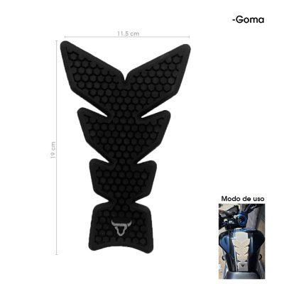 PROTECTOR P/TANQUE DE MOTO HULE NEGRO