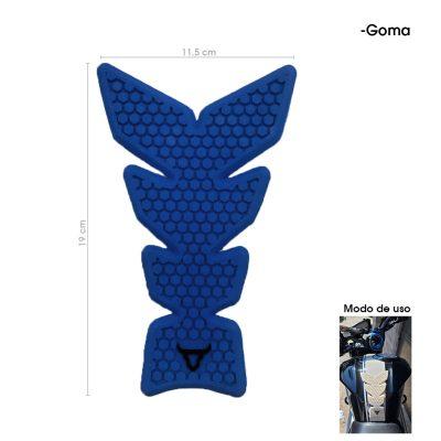 PROTECTOR P/TANQUE DE MOTO HULE AZUL