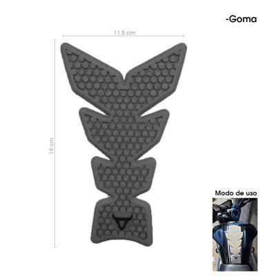 PROTECTOR P/TANQUE DE MOTO HULE GRIS