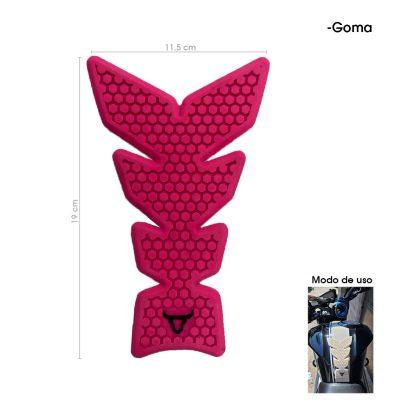 PROTECTOR P/TANQUE DE MOTO HULE ROSADO