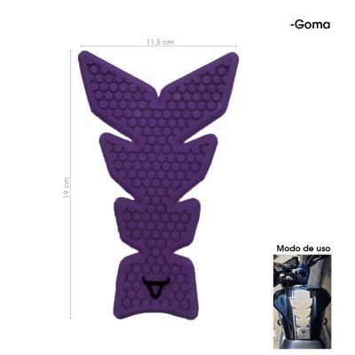 PROTECTOR P/TANQUE DE MOTO HULE PURPURA
