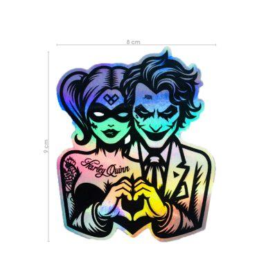 CALCOMANIA TORNASOL JOCKER Y HARLEY
