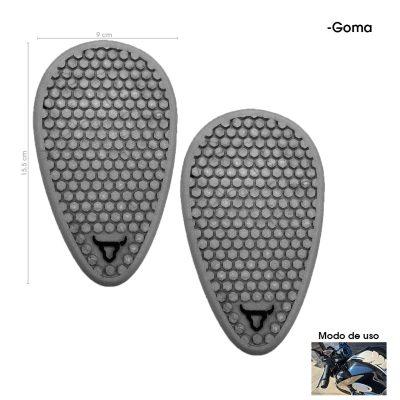 PROTECTOR P/TANQUE DE MOTO  HULE LATERAL GRIS