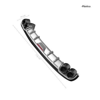 SPOILER TRASERO SILVER C/4 ESCAPES IMITACION CD-17362-S