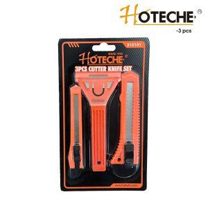 CUCHILLAS  Y RASPADOR 3 PCS HOTECHE