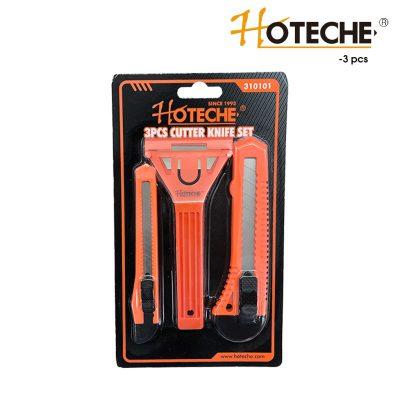 CUCHILLAS  Y RASPADOR 3 PCS HOTECHE