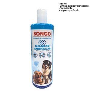 SHAMPOO P/PERRO ANTIPULGAS BONGO 480ML