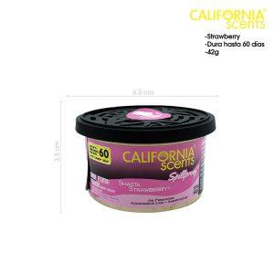 DESODORANTE AMBIENTAL STRAWBERRY 42G HASTA 60DIAS CALIFORNIA