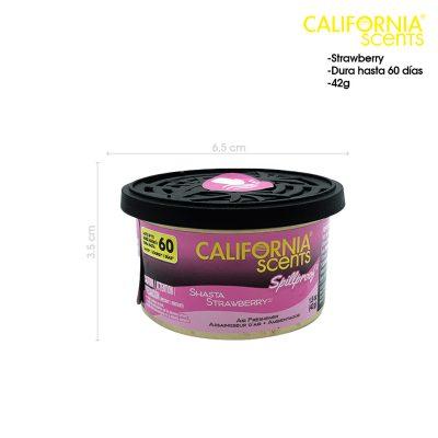 DESODORANTE AMBIENTAL STRAWBERRY 42G HASTA 60DIAS CALIFORNIA