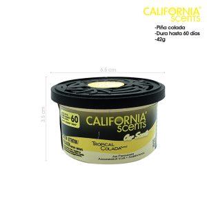 DESODORANTE AMBIENTAL TROPICAL COLADA 42G HASTA 60DIAS CALIFORNIA