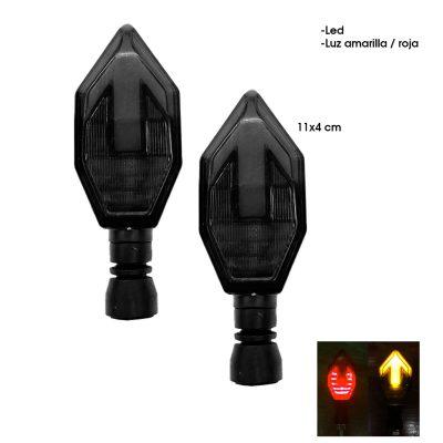 LAMPARA PIDEVIAS NEW  LED FLECHA P/MOTO ROJO/AMARILLO CD-391185-HY