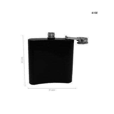 ANFORA  ACERO INOXIDABLE NEGRO 6 ONZAS 4109B-9