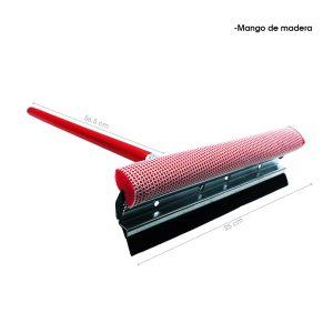 LIMPIA VIDRIOS MANGO MADERA 10X22PLG 4551-1