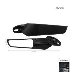 RETROVISORES P/MOTO 2 PCS SCL-2025040070 33-1027