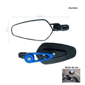 RETROVISORES P/MOTO AZUL 2 PCS SCL-2025040077 33-1067