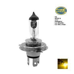 BOMBILLO H4 12V 60/55W HELLA 1650 LUMENS
