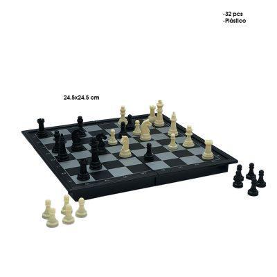 AJEDREZ JUEGO MAGNETICO PLASTICO  ESCALA 11  3323M
