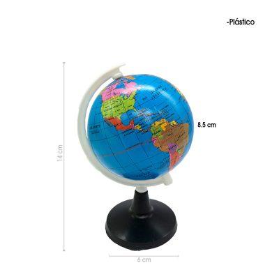 GLOBO TERRAQUEO PVC  8.5CM 3X-Y16792