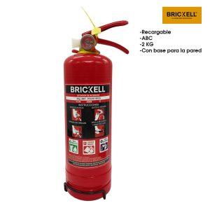 EXTINGUIDOR RECARGABLE ABC 2 KG 3X-Y17761 BRICKELL