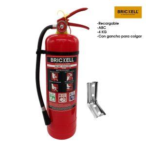 EXTINGUIDOR RECARGABLE ABC 4 KG 3X-Y17762 BRICKELL