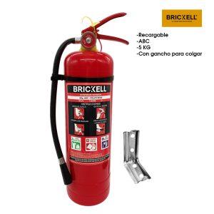 EXTINGUIDOR RECARGABLE ABC 5 KG 3X-Y17762 BRICKELL