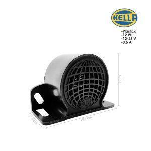 BOCINA P/RETROCESO 12-24V 110DB 9X6.5CM