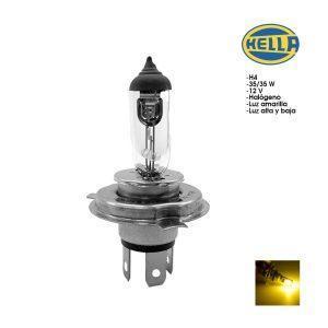 BOMBILLO HALOGENO P/MOTO H4 HELLA 12V-35/35W 825 LUMENS