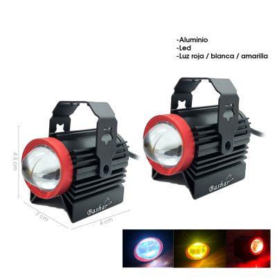 NEBLINERA LED 37X37X68CM TRICOLOR O FIJO STROBO JR-MT50-20W