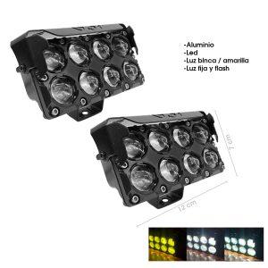NEBLINERA 8 LED 60W DUAL COLOR 127X74X37MMMM JR-MT46C-
120W