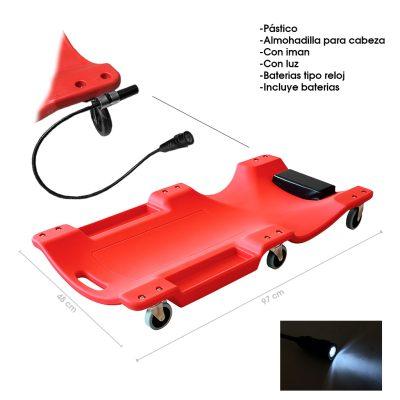 CARRITO P/MECANICO 40 PLG CON LUZ 82273