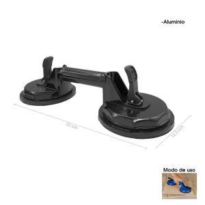 COPA DE SUCCION DOBLE ALUMINIO 123MM 90KG 39007