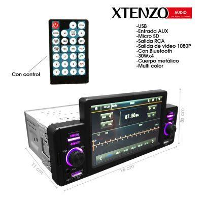 RADIO P/CARRO PANTALLA  TOUCH 5.5 MP3 BLUETHOTH MP5 USB SD RCA 50WX4