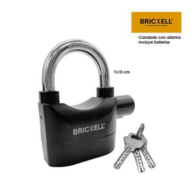 CANDADO P/MOTO C/ALARMA BRICKELL BK-2687