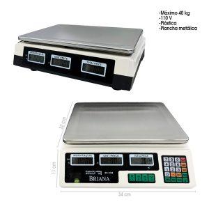 BALANZA DIGITAL BANDEJA 40 KGS / 88 LBS BR-1068