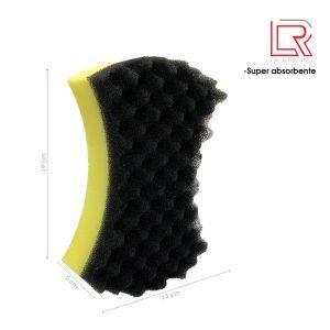 ESPONJA SUPER ABSORBENTE TEXTURIZADA 19X13X5CM LF-6529