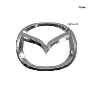 EMBLEMA MAZDA LOGO 16.5X13.5CM SIN FONDO