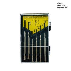 DESARMADORES JOYERO 6 PCS RB-Z061