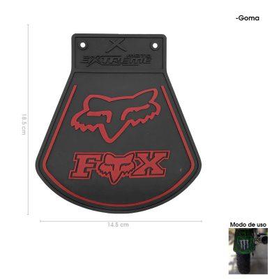 SALPICADERA P/MOTO FOX ROJA