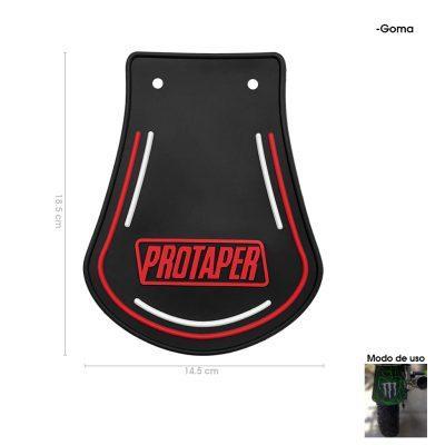 SALPICADERA P/MOTO PROTAPER ROJA